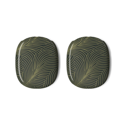 Midnight Palm Frond · Hard Case for AirPods Max · Green