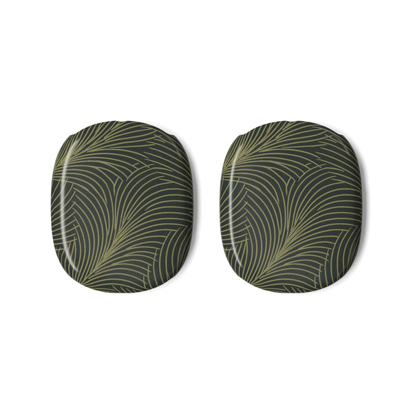 Midnight Palm Frond · Hard Case for AirPods Max · Green