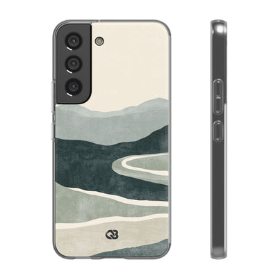 Green Lite Phone Case for Samsung - Misty Sage Valley