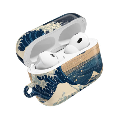 Cresting Navy Wave - AirPods Case