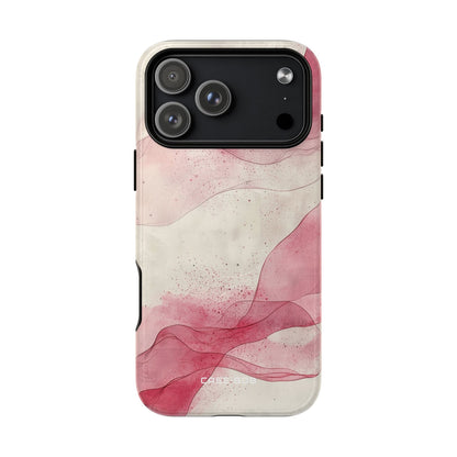 Crimson Waves iPhone 17 Pro Max Case - Tough+ - CASE•BOB