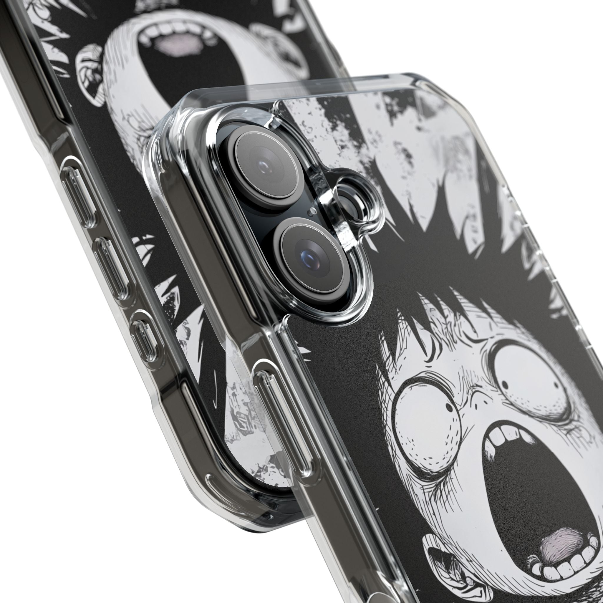 Screaming Stripes iPhone 16 Case - Impact - CASE•BOB