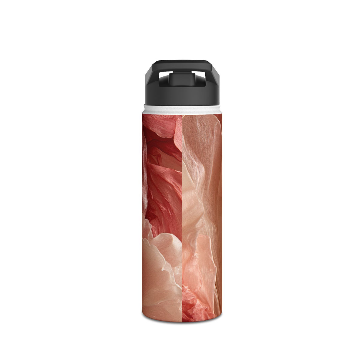 Blush Silk Bloom · Insulated Water Bottle · Pink