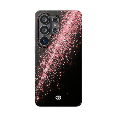 Rose Digital Cascade · Lite Phone Case for Samsung · Pink
