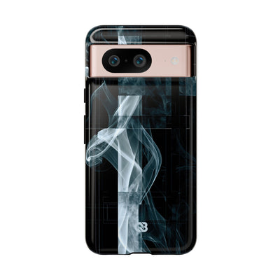 Black Tough Phone Case for Google Pixel - Arctic Vapor Grid