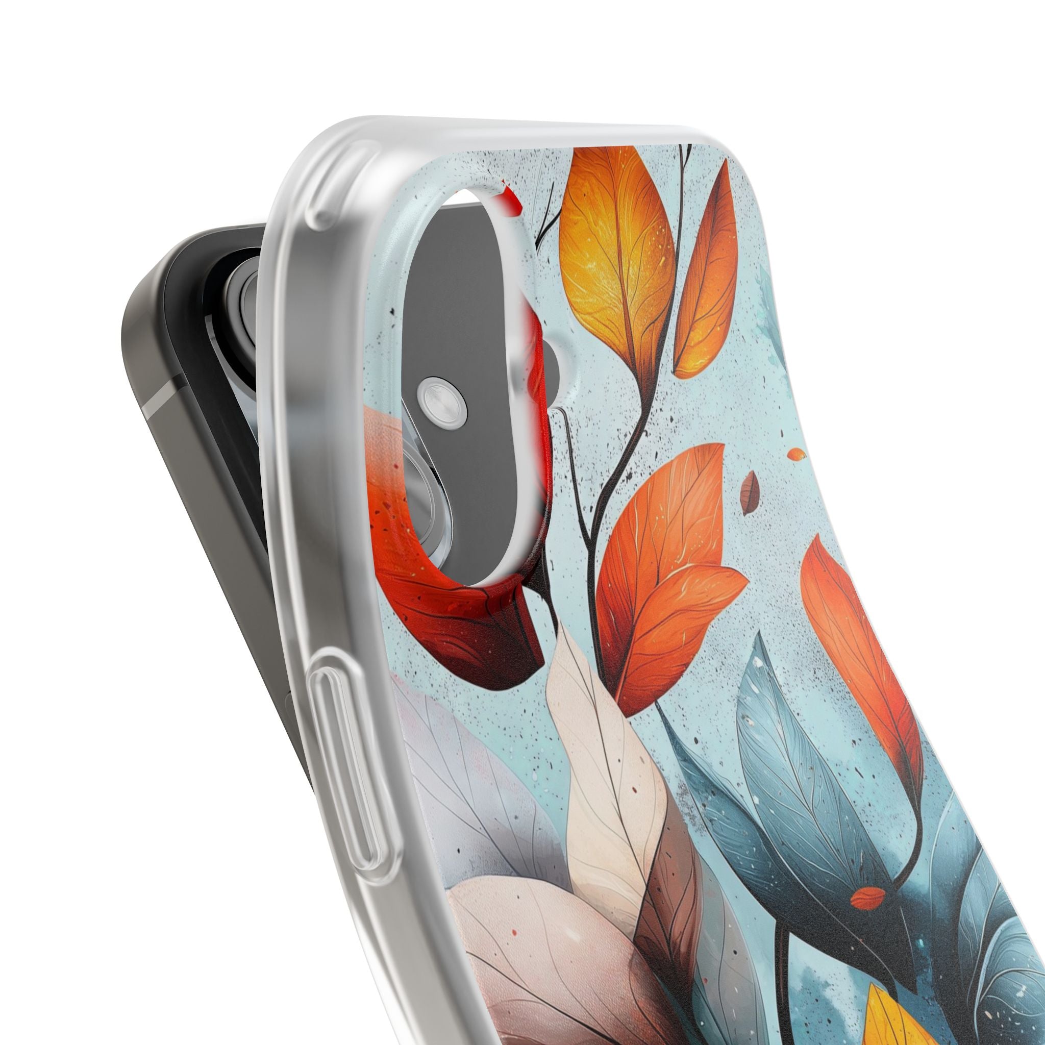 Crimson Veins iPhone 16 Case - Soft