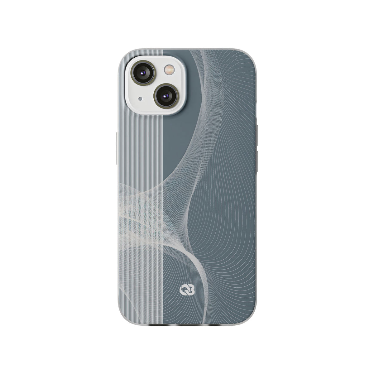 Slate Contour Drift · Lite Phone Case for iPhone ·  Grey