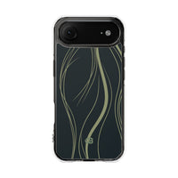 Green Impact MagSafe Phone Case for iPhone - Obsidian Sage Flow