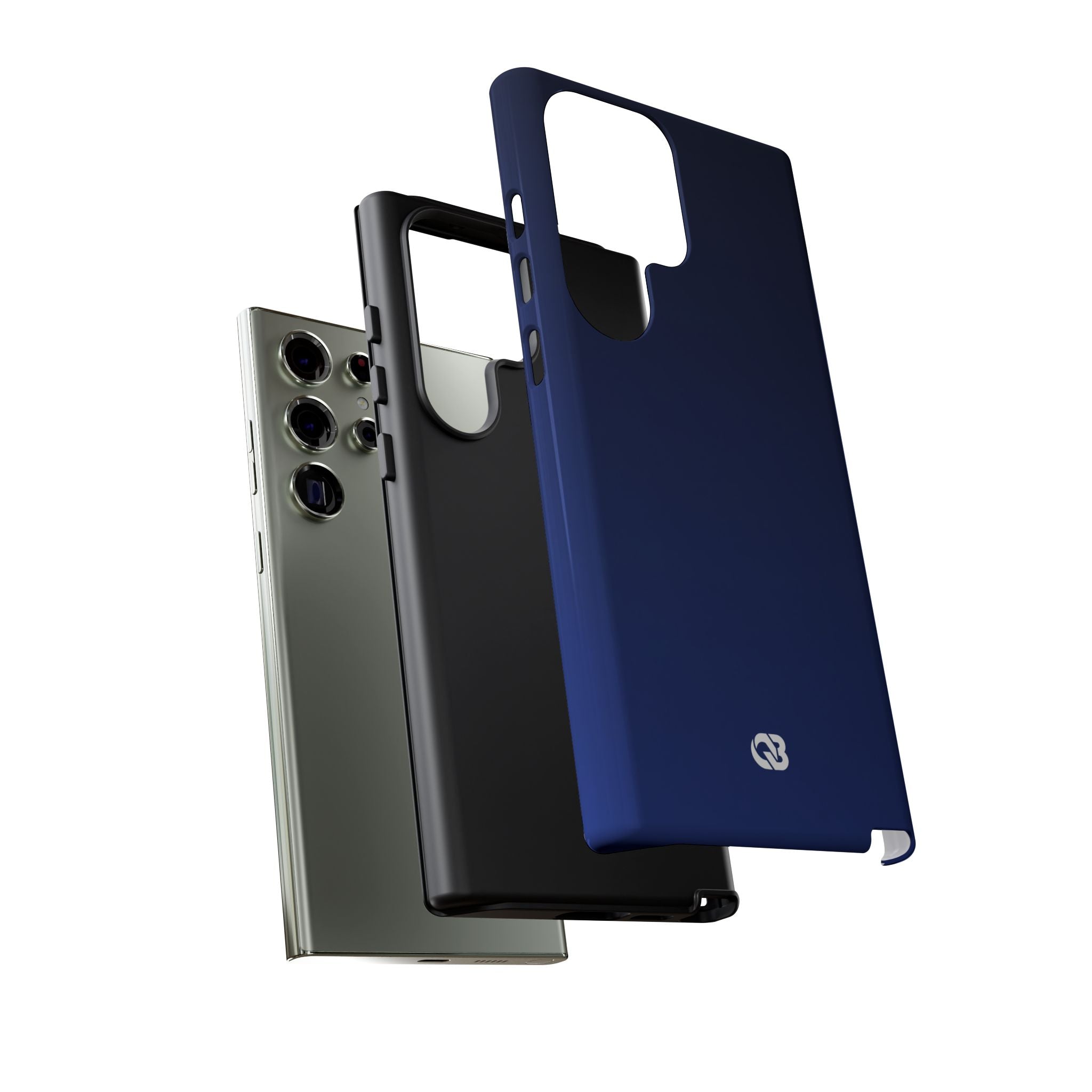 Blue Tough Phone Case for Samsung - Midnight Cobalt Fade