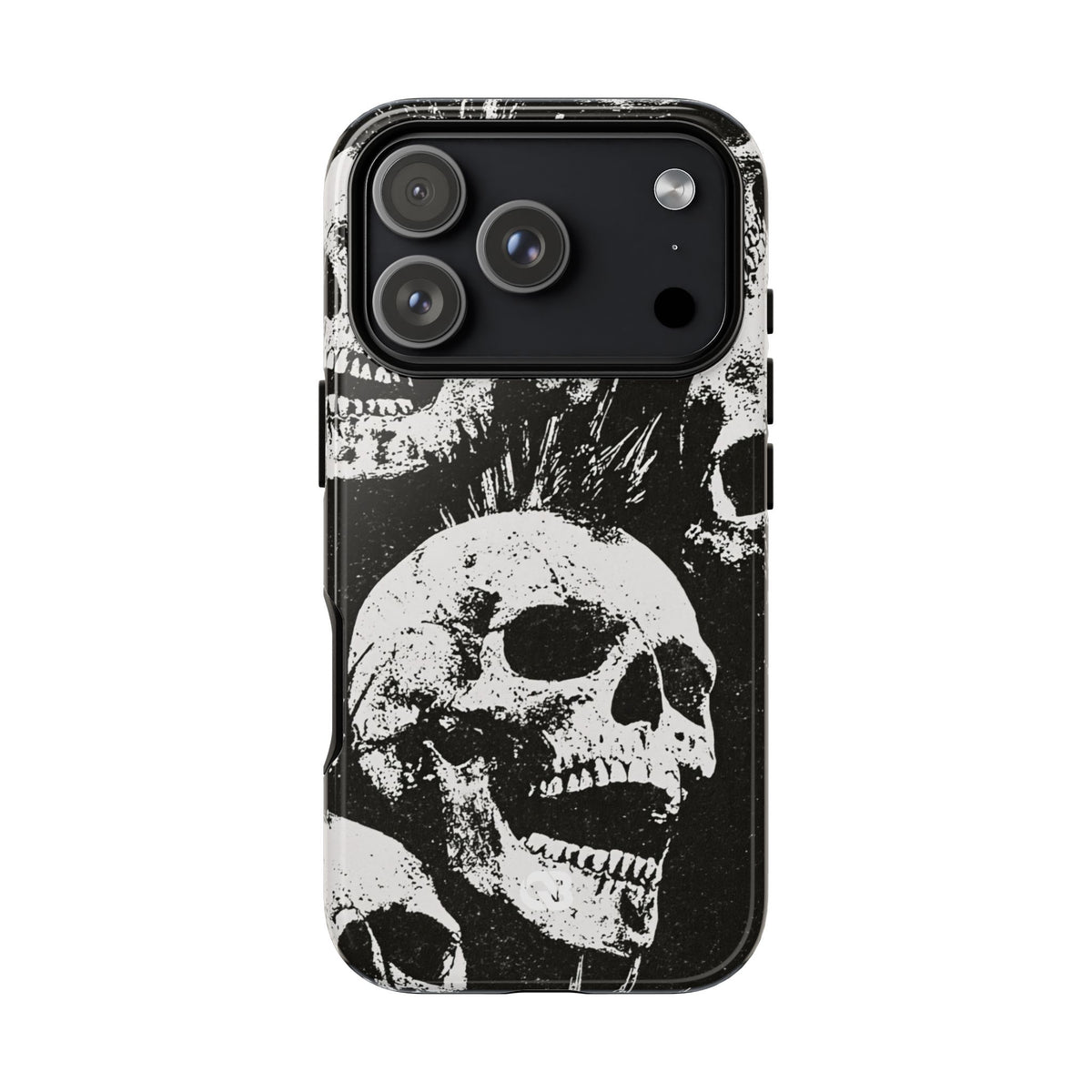 Punk Skull Riot · Tough Phone Case for iPhone · Black