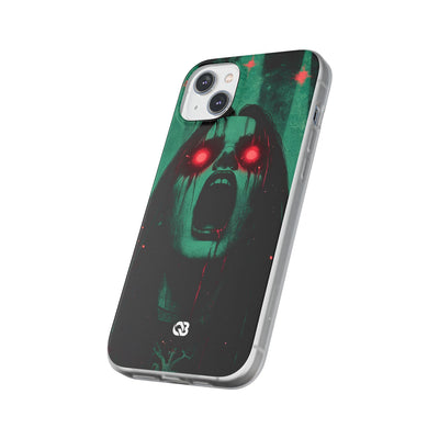 Crimson Emerald Scream · Soft Phone Case for iPhone