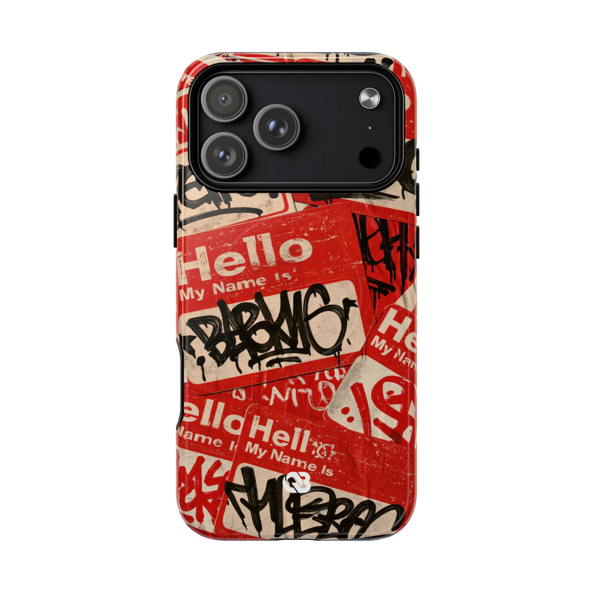Slap Tag Collage · Tough 2.0 Magnetic Phone Case for iPhone · Red