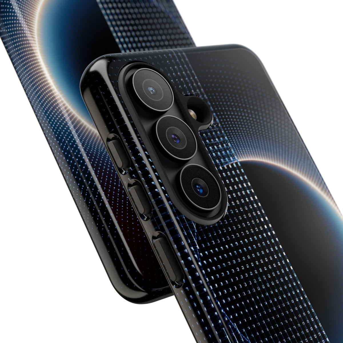 Luminous Meridian · Tough Phone Case for Samsung · Black