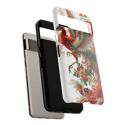 Vermilion Imperial Phoenix · Tough Phone Case for Pixel ·  Red