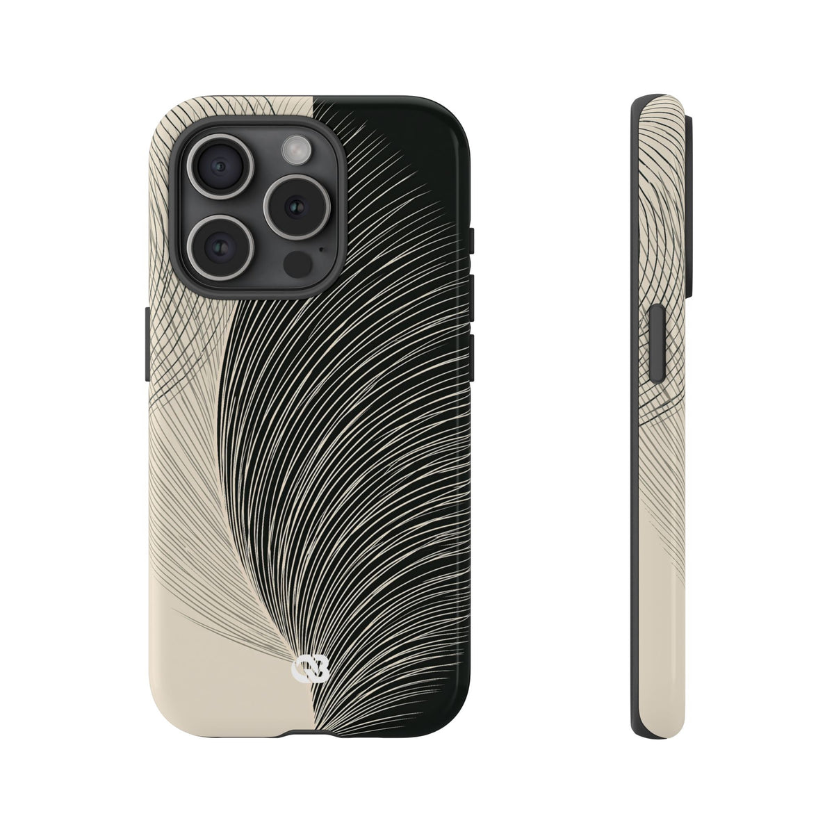 Minimal Frond Study · Tough Phone Case for iPhone · Black