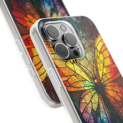 Shattered Prism Butterfly · Soft Phone Case for iPhone