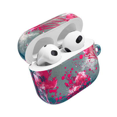 Cyber Blossom · Hard Case for AirPods & AirPods Pro · Teal