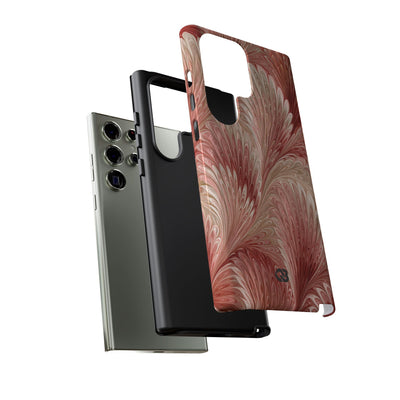 Blush Petal Plume · Tough Phone Case for Samsung · Pink