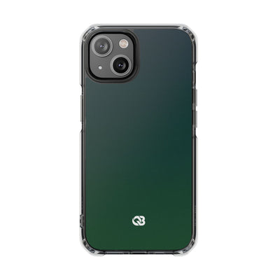 Green Impact MagSafe Phone Case for iPhone - Midnight Pine Horizon