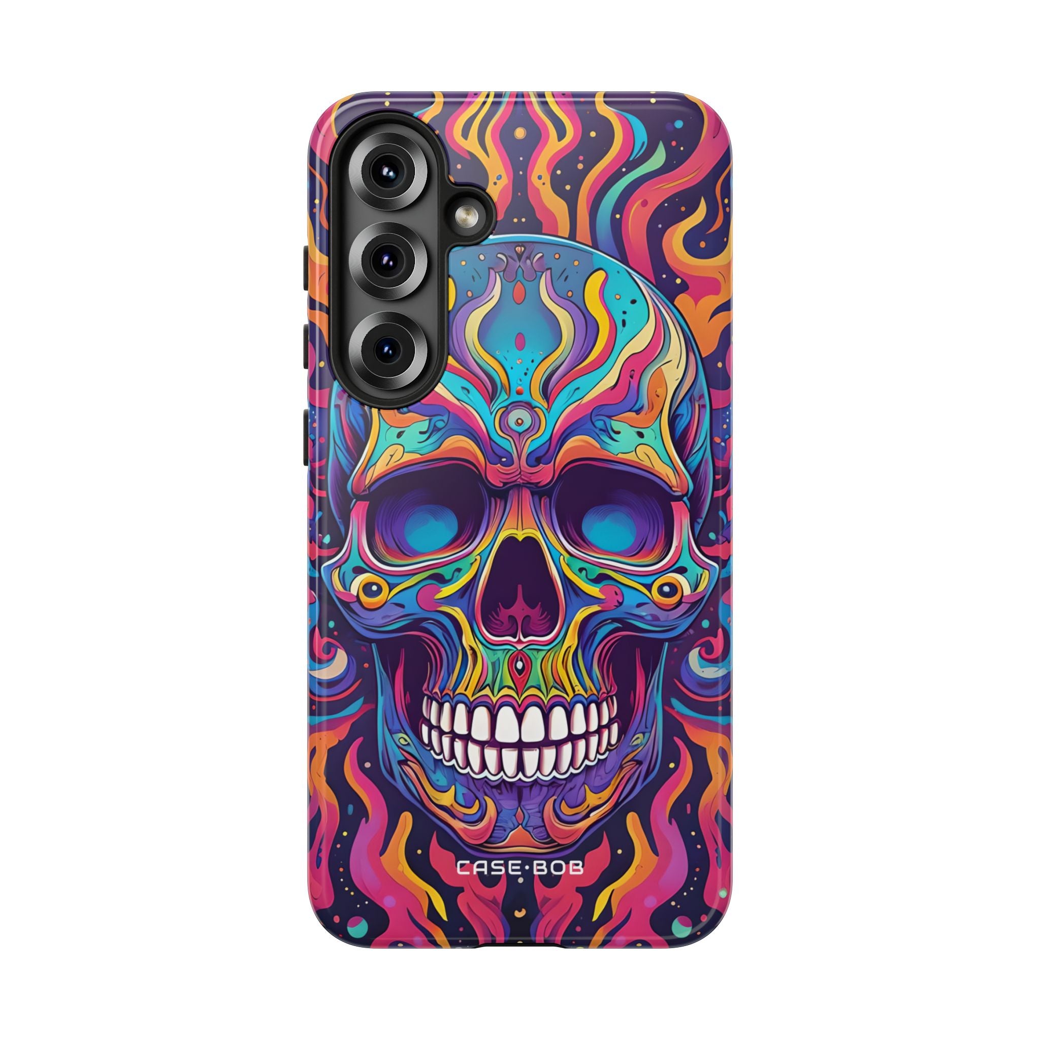 Flaming Skull Samsung S25 Plus - Tough suojakotelo