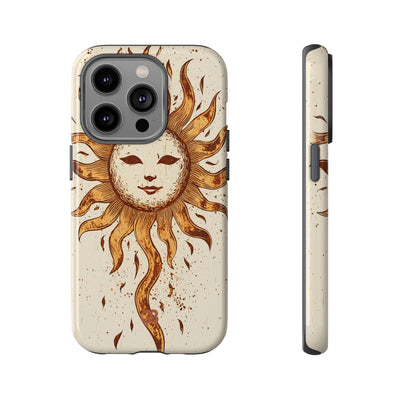 Rustic Solar Mask · Tough Phone Case for iPhone