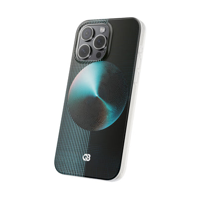Blue Lite Phone Case for iPhone - Cyan Vector Sphere