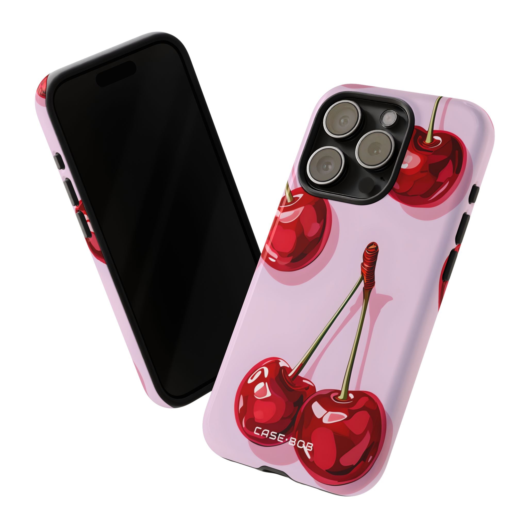 Glossy Cherry Burst iPhone 15 Pro Case - Tough - CASE•BOB