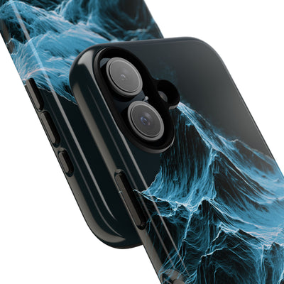 Nordic Frost Peak · Tough Phone Case for iPhone · Blue