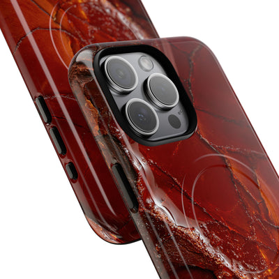 Amber Embrace · Tough 2.0 Magnetic Phone Case for iPhone · Brown