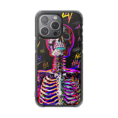 Neon Glitch Skeleton · Impact Custodia per iPhone · Magsafe