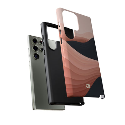 Pink Tough Phone Case for Samsung - Dune Shadow Layers
