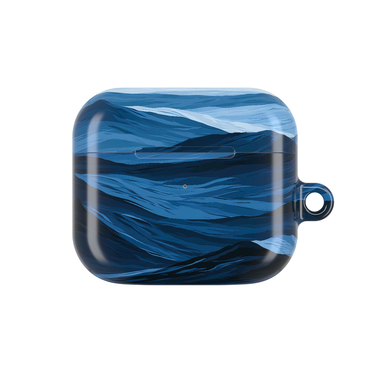 Cerulean Ridges · Hard Case for AirPods & AirPods Pro · Blue