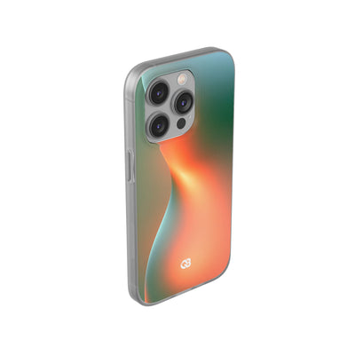 Radiant Contour · Lite Phone Case for iPhone ·  Orange