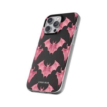Pink Batwave iPhone 14 Pro Max Case - Soft