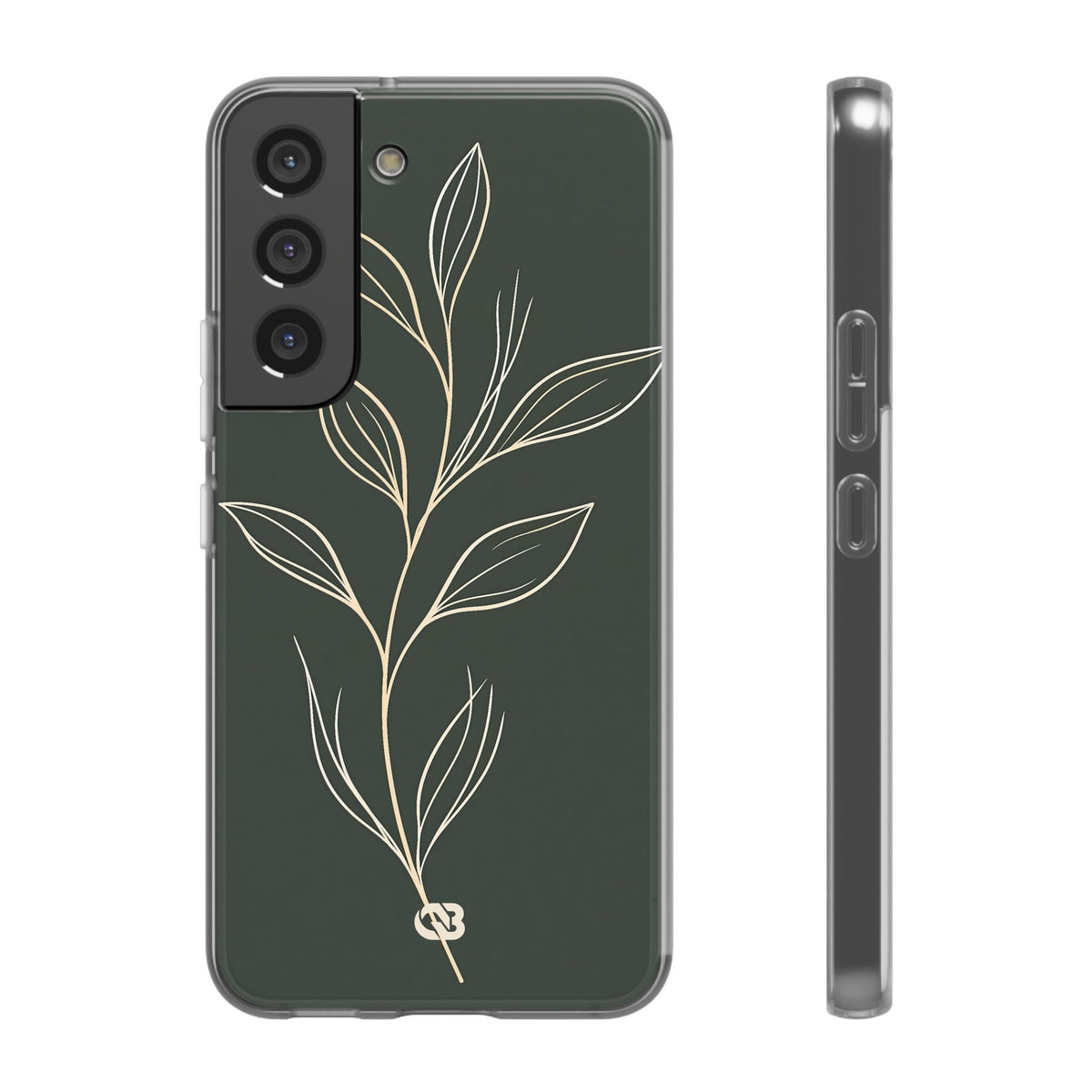 Minimal Botanical Stem · Lite Phone Case for Samsung · Green