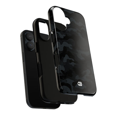 Blackout Urban Camo · Tough Phone Case for iPhone · Black