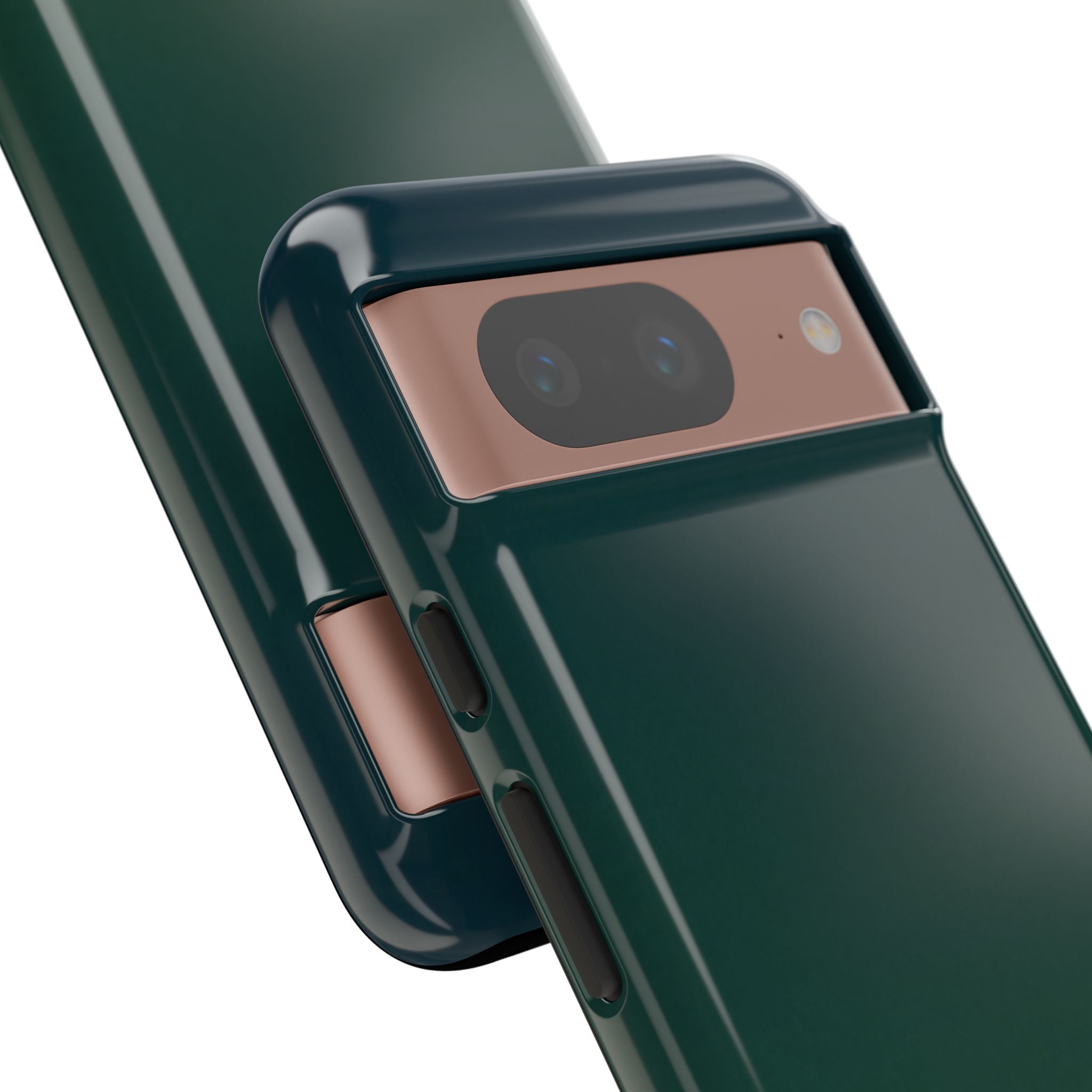 Green Tough Phone Case for Google Pixel - Midnight Pine Horizon