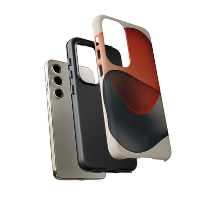 Translucent Crimson Form · Tough Phone Case for Samsung · Red