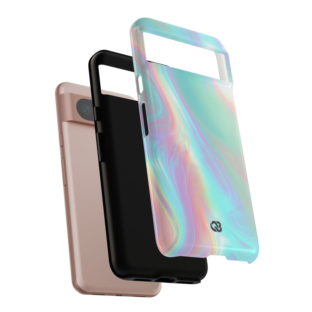 Prismatic Liquid Light · Tough Phone Case for Pixel ·  Teal