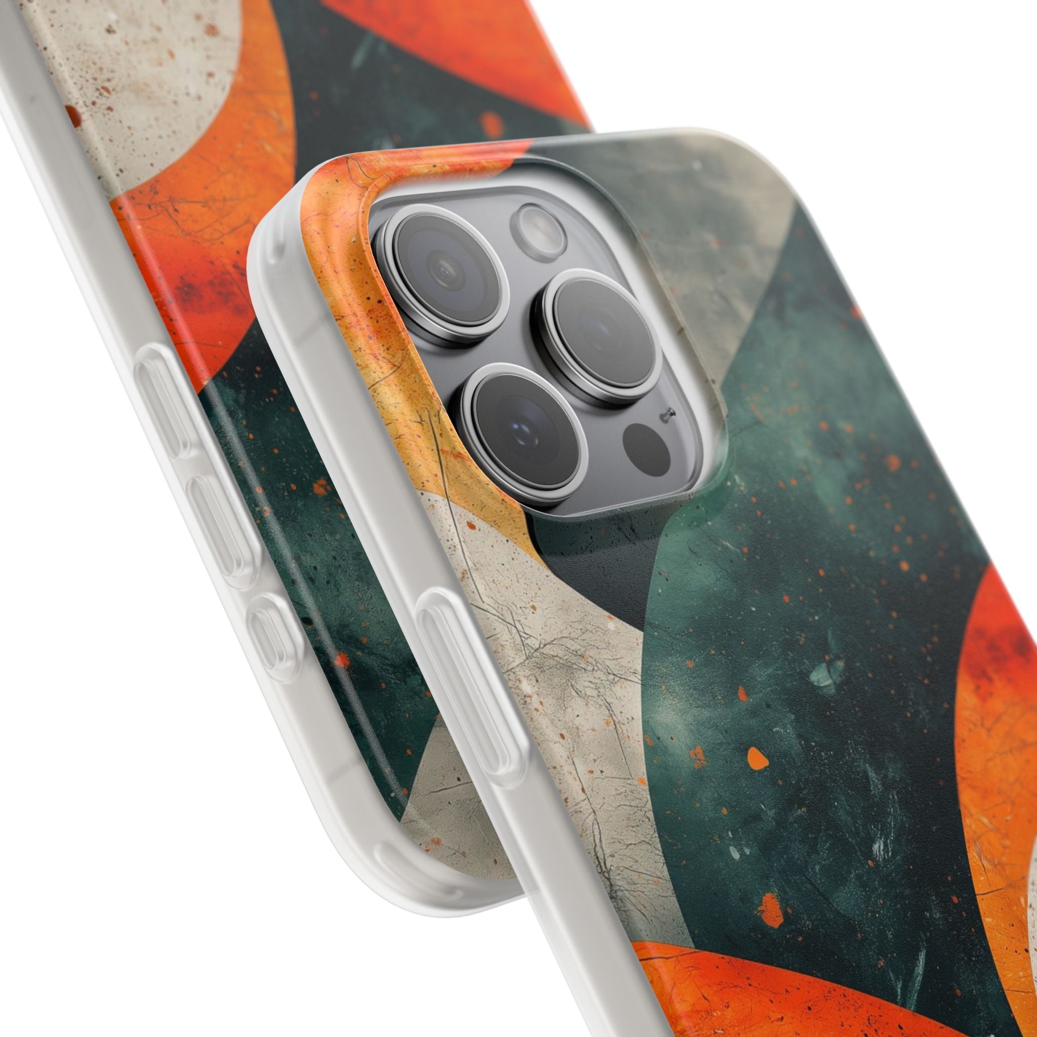 Crimson Wave iPhone 15 Pro Max Case - Soft