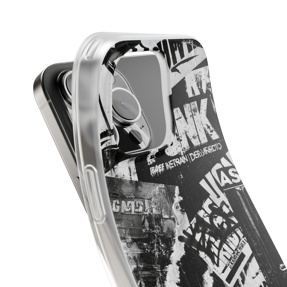 Underground Punk Collage · Lite Phone Case for iPhone ·  Black