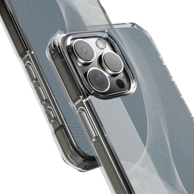 Grey Impact MagSafe Phone Case for iPhone - Slate Mesh Horizon