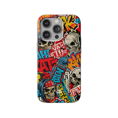 Skate Skull Riot · Lite Phone Case for iPhone ·  Red