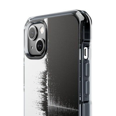 Black Impact MagSafe Phone Case for iPhone - Static Signal Split