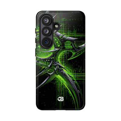 Cyber Sigil Grid · Tough Phone Case for Samsung · Green