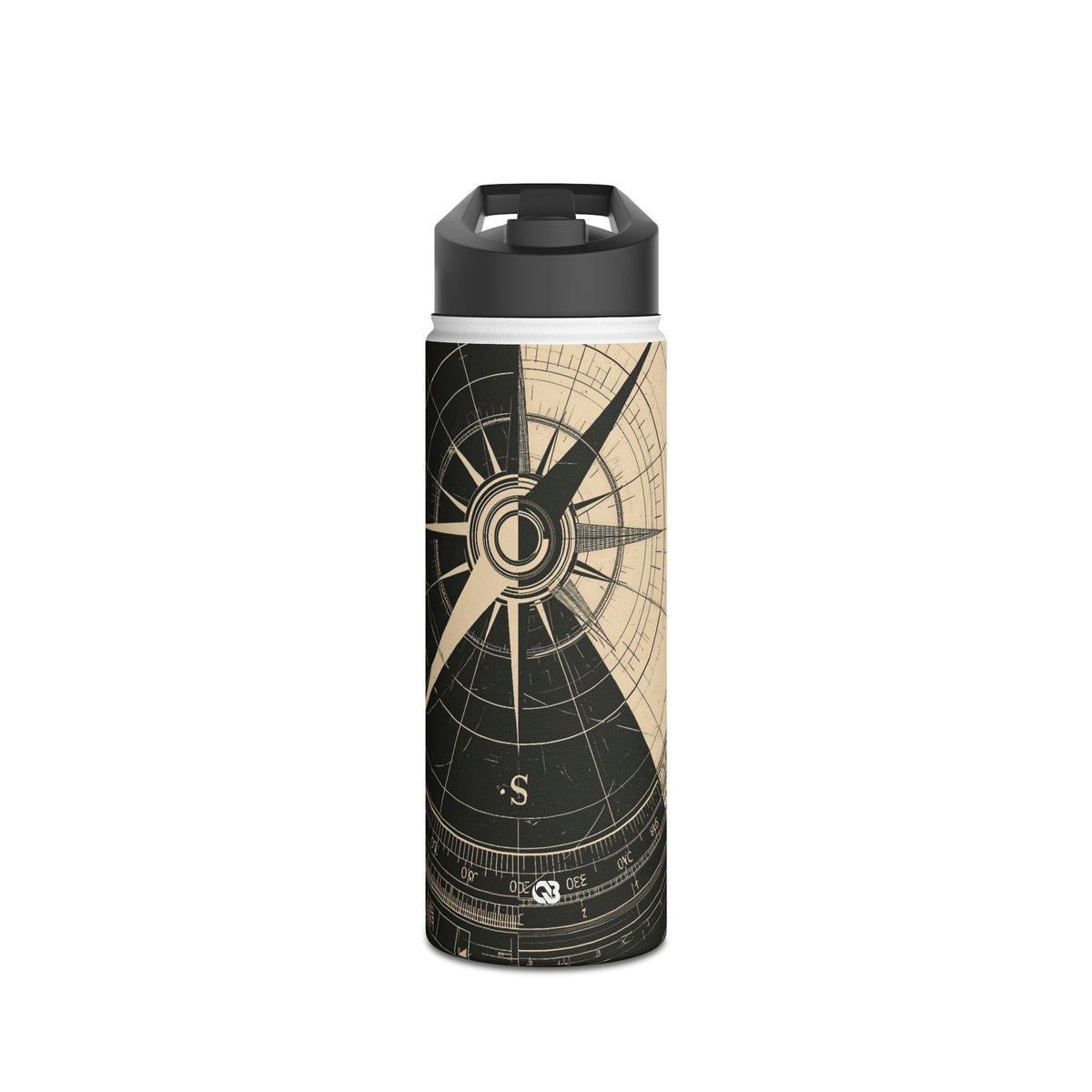 Orbital Meridian · Insulated Water Bottle · Black