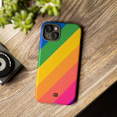 Vibrant Spectrum Slope · Tough Phone Case for iPhone