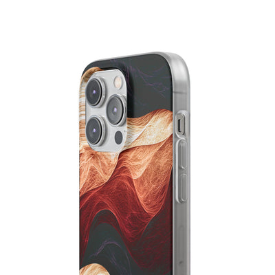 Ember Wave Dispersion · Lite Phone Case for iPhone ·  Red