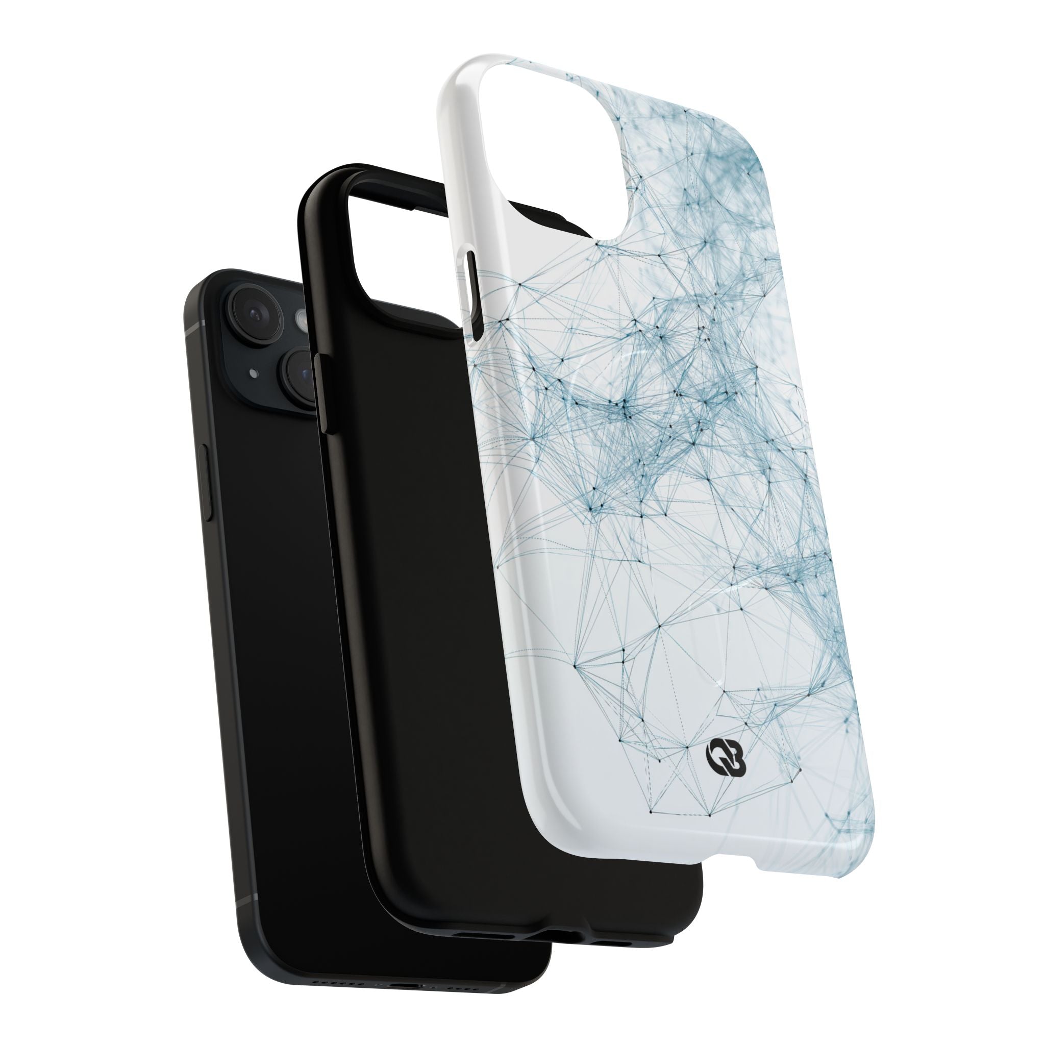 Blue Tough 2.0 Magsafe Phone Case for iPhone - Glacial Neural Web