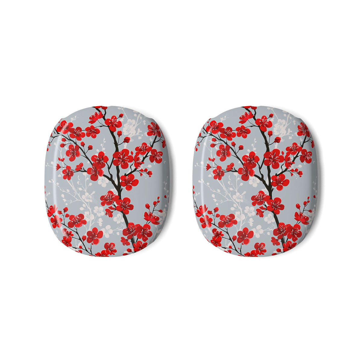 Scarlet Plum Blossom · Hard Case for AirPods Max · Red